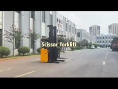 標準式リフティング高度 7500mm ダブルリッチリフティングトラック 固体PUタイヤ